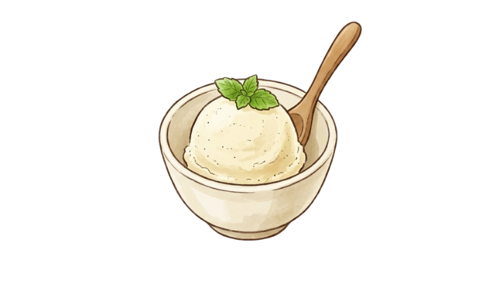 バニラアイス